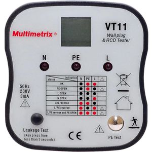 Steckdosentester Multimetrix VT 11
