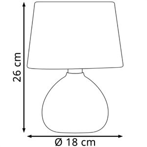 Produktbild für Tischlampe Lucide Ramzi, mit E14-Fassung