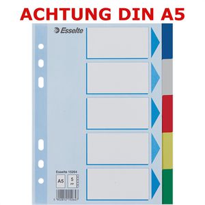 Register Esselte 15264, A5, blanko