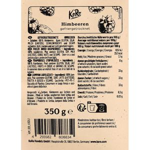 Produktbild für Trockenfrüchte KoRo Himbeeren, ungeschwefelt