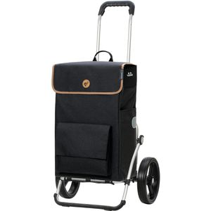 Einkaufstrolley Andersen Royal Shopper Solva schwarz klappbar