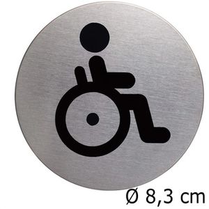Produktbild für Hinweisschild Durable 4906-23 Picto, Edelstahl