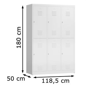 Produktbild für Spind ClassiX X-523230, lichtgrau