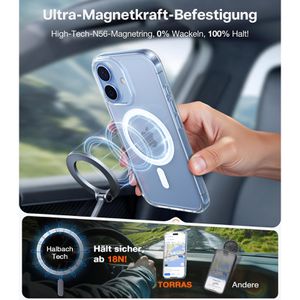 Produktbild für Handyhülle Torras Guardian Magnetic Series MagSafe transparent