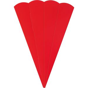 Produktbild für Schultüte Folia 94520 Rohling, rot