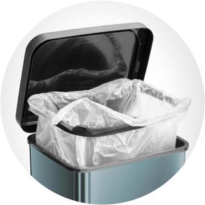Produktbild für Mülleimer Rotho Paso ECO 1754106161PC, blau