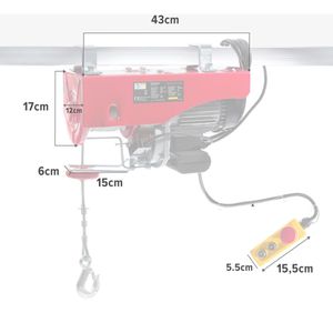 Produktbild für Seilwinde Arebos AR-HE-SW500, 230 V