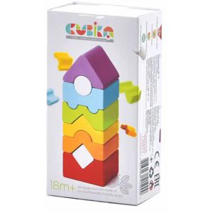 Produktbild für Motorikspielzeug CUBIKA 15009, Stapelturm