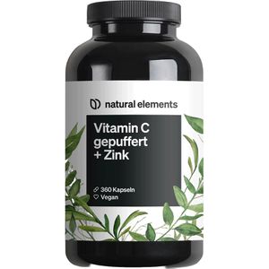 Produktbild für Vitamin-C natural-elements gepuffert, 360 Kapseln