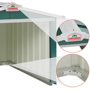 Produktbild für Mähroboter-Garage Gardebruk 109175, grün, aus Metall