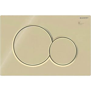 Produktbild für Betätigungsplatte Geberit Sigma01, aus Edelmessing, für WC