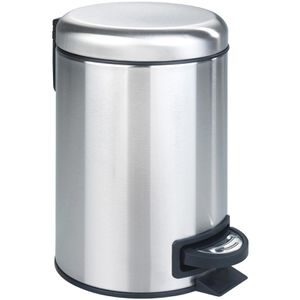 Mülleimer Wenko Leman, silber