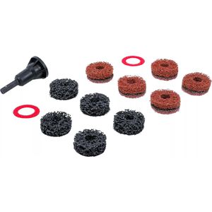 Produktbild für Radnabenschleifer BGS-technic 9736 Rundschaft 6,3mm, 14-teilig