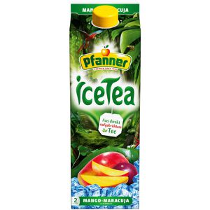 Produktbild für Eistee Pfanner Mango-Maracuja, im Tetrapack