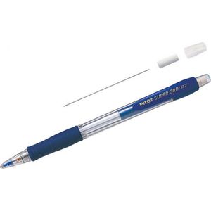 Produktbild für Druckbleistift Pilot Super Grip, blau-transparent, Kunststoff