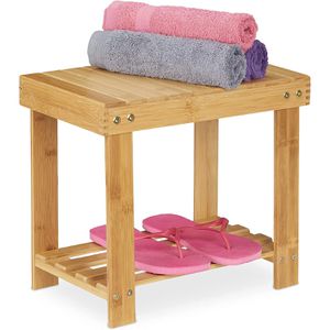 Produktbild für Fußbank Relaxdays 10033876, Bambus