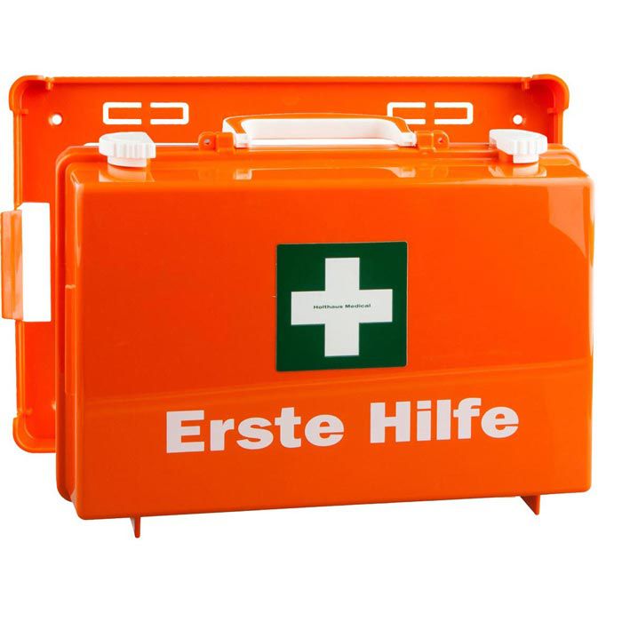Erste-Hilfe-Koffer SAN, gefüllt mit DIN 13 157 erweitert