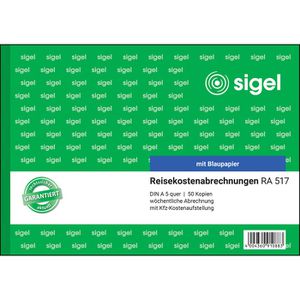 Produktbild für Reisekostenabrechnungen Sigel RA517