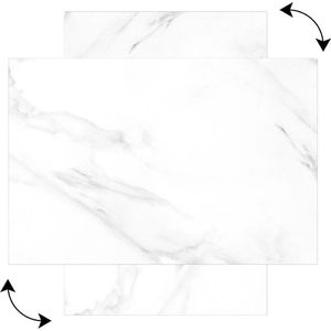 Produktbild für Magnettafel ALLboards MetalBoards, Weißer Marmor