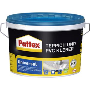 Pattex Montagekleber Teppich und PVC, PTK4, 4kg, Teppichkleber, schnellhaftend, weiß