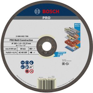 Trennscheibe Bosch PRO Multi Construction, Bohrungs-Ø 22,23 mm