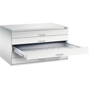 Planschrank CP-Möbel 7201-100, lichtgrau, DIN A0