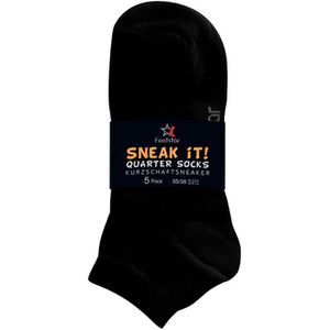 Produktbild für Socken Footstar Sneak It, schwarz, 10 Paar