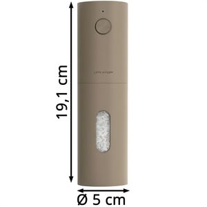 Produktbild für Gewürzmühle LARS-NYSØM Spaending Taupe Brown mit Licht 19,1 cm