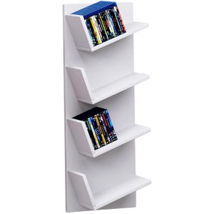 Produktbild für CD-Regal VCM Lansi, 911794, weiß