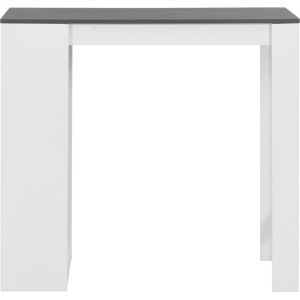 Produktbild für Bartisch vidaXL 280216, grau / weiß
