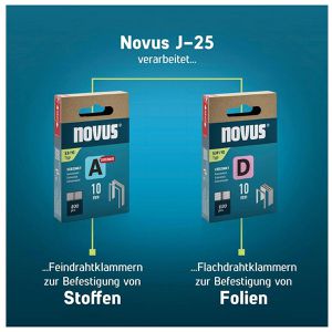 Produktbild für Handtacker Novus-Tools J-25, 030-0468