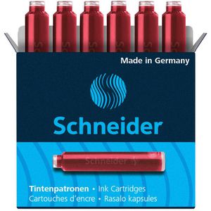 Füllerpatronen Schneider 6602, rot
