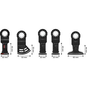 Produktbild für Multifunktionswerkzeug-Zubehör Bosch Elektriker Set 2608669095