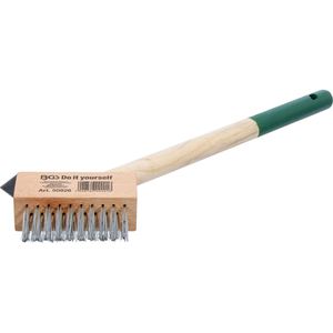 Produktbild für Drahtbürste BGS-technic 50926, Unkrautbürste 300 mm
