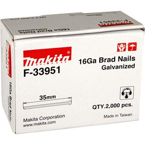 Tackernägel Makita F-33951, Typ 16GA