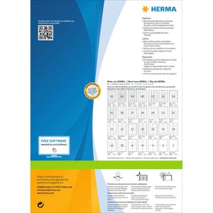 Produktbild für Adressetiketten Herma 8689 Premium, weiß