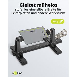 Produktbild für Löthilfe Goobay 76559, Platinenhalter