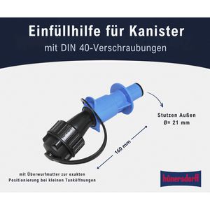 Produktbild für Sicherheits-Einfüllsystem Hünersdorff 819360