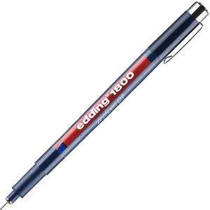 Produktbild für Fineliner Edding 1800 profipen 0.1, blau