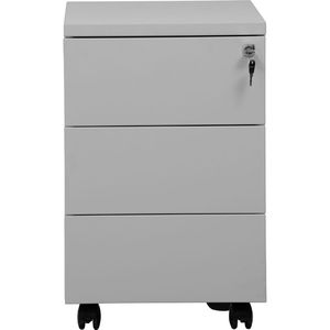 Produktbild für Rollcontainer G-Office MPS/P.3, aus Metall, lichtgrau