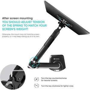 Produktbild für Monitorhalterung Onkron G90-B, VESA 75x75 &amp; 100x100 mm