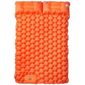Produktbild für Isomatte vidaXL 4007100, orange, aufblasbar