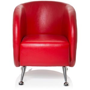 Produktbild für Loungesessel hJh-OFFICE ST. LUCIA, 713220, rot