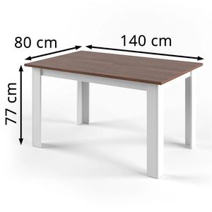 Produktbild für Esstisch Vicco Karlos,16364, nussbaum