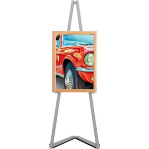 Produktbild für Staffelei Update-Displays Aluminium, grau