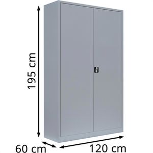 Produktbild für Aktenschrank Lüllmann 530380, aus Metall
