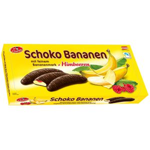 Produktbild für Schokofrüchte Sir-Charles Schoko Bananen + Himbeeren