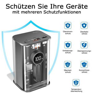 Produktbild für Powerbank LogiLink PA0306 transparent, 10000mAh