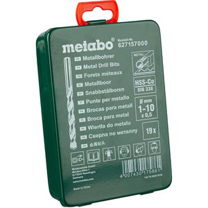 Produktbild für Bohrer Metabo HSS-Co Bohrerkassette, 627157000