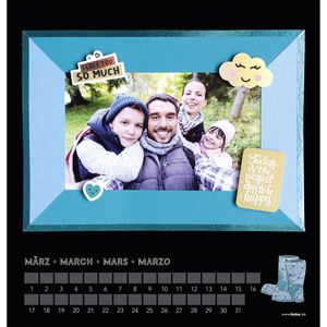Produktbild für Fotokalender Folia Bastelkalender jahresunabhängig